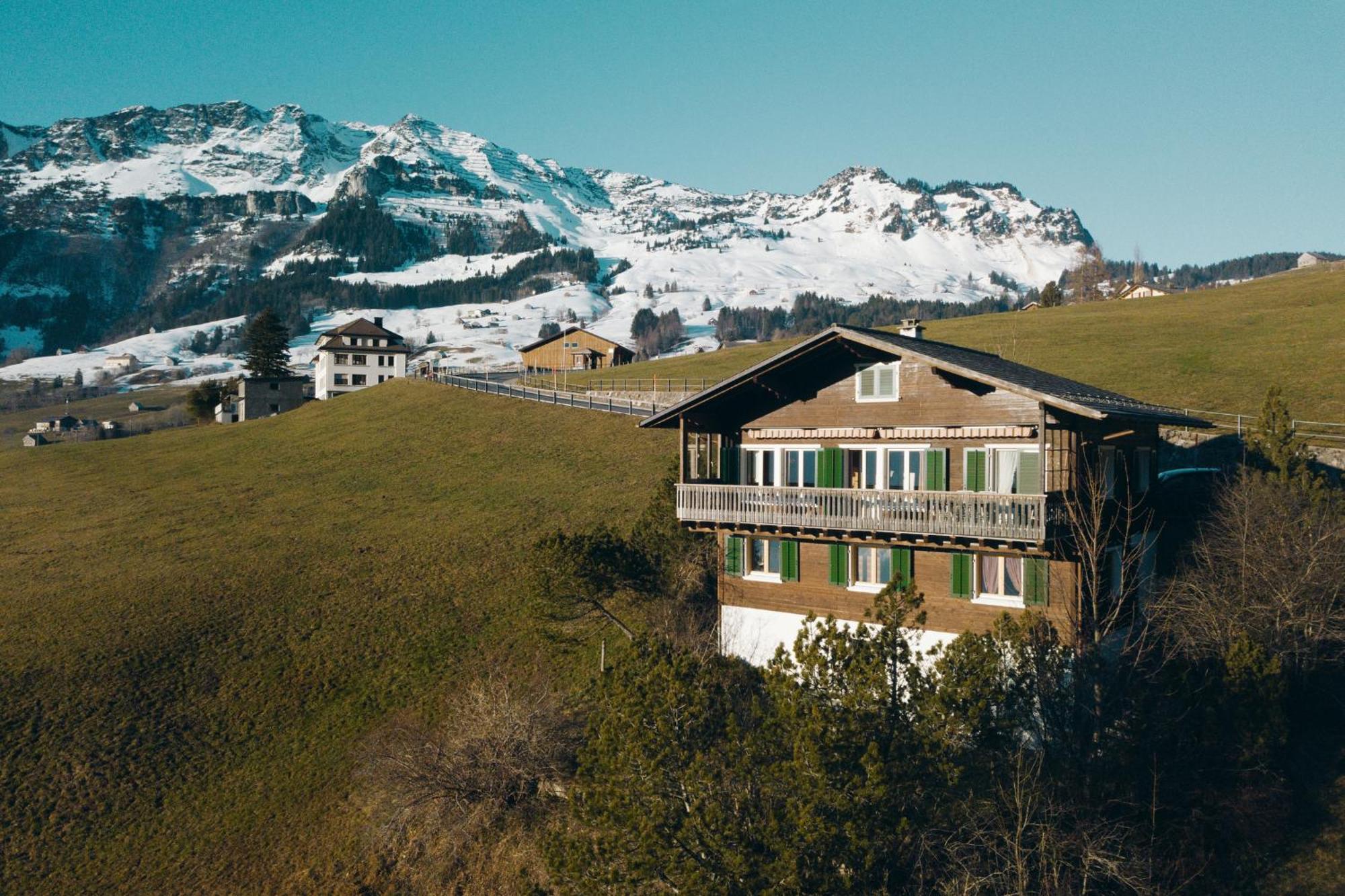 Chalet Engihalde Amden Buitenkant foto